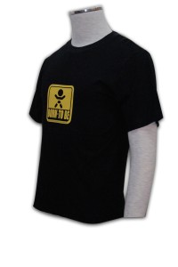 T141 t shirt 印刷 t shirt 批發 tee design  訂購T恤供應商公司     黑色